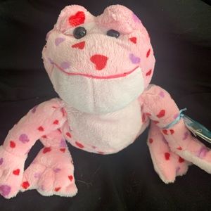 Pink heart frog webkinz